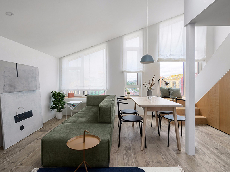 深圳城市峰尚花園 56平米簡約小戶型室內裝修 精致單身公寓設計