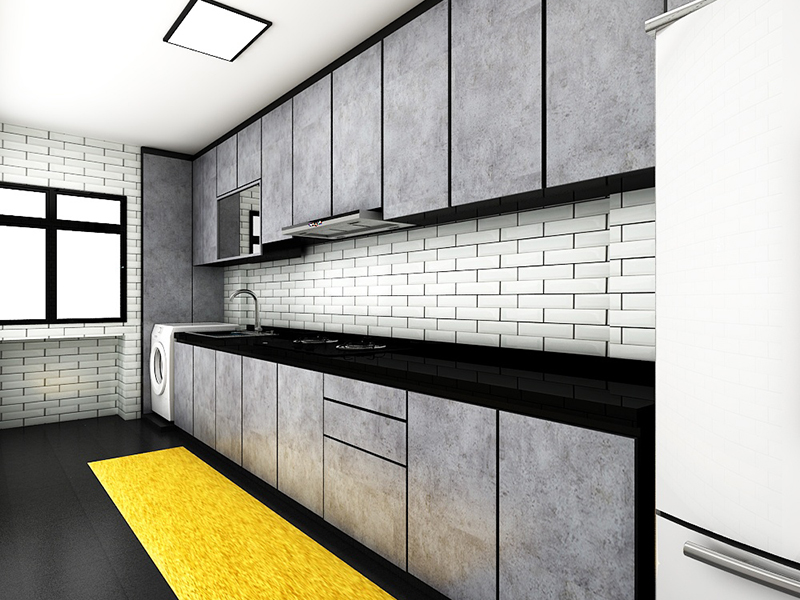 133㎡四居室局部裝修 時尚北歐風 北京棠頌璟廬小區設計案例