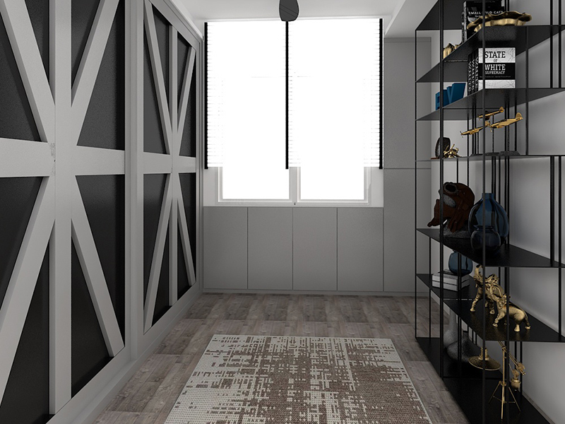 133㎡四居室局部裝修 時尚北歐風 北京棠頌璟廬小區設計案例