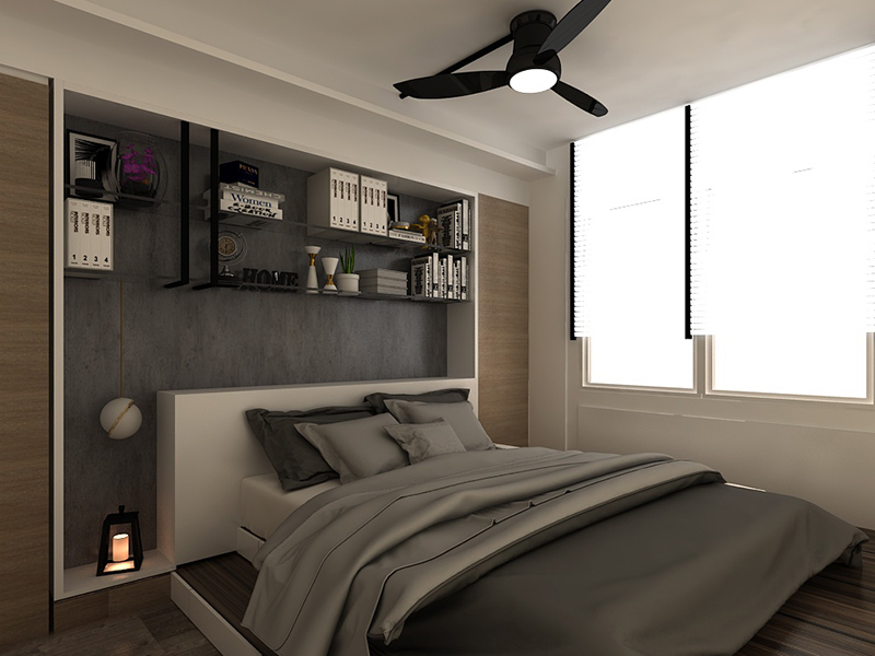 133㎡四居室局部裝修 時尚北歐風 北京棠頌璟廬小區設計案例