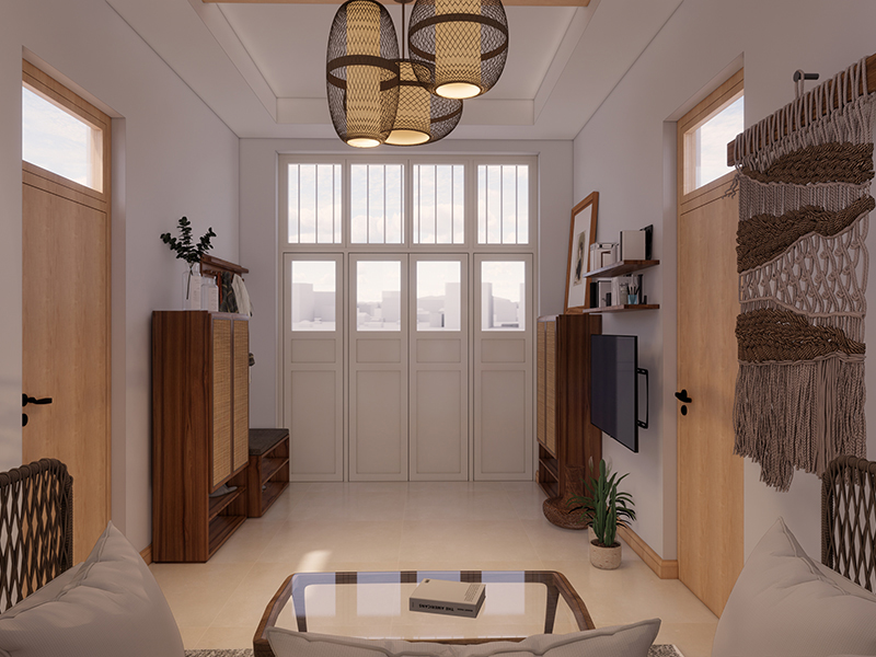 太原吾悅首府二居室日式風格裝修 原木系時尚簡約 全屋裝修全包