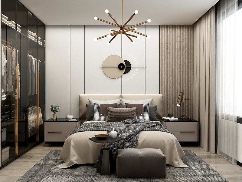 南充城市首座 141平全屋裝修 現代混搭風格全包 溫馨大氣款