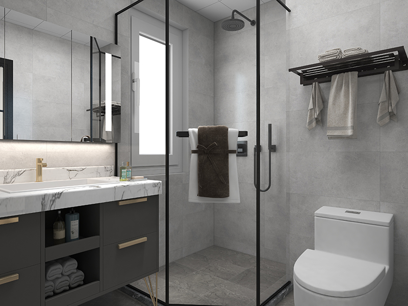 108㎡現代簡約風全屋裝修 昆明磊鑫醫院二手房改造 廚衛翻新