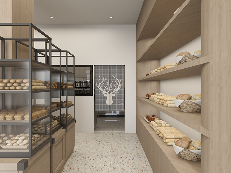 123平現代簡歐風商業裝修 昆明理想小鎮 糕點店鋪裝修設計全包