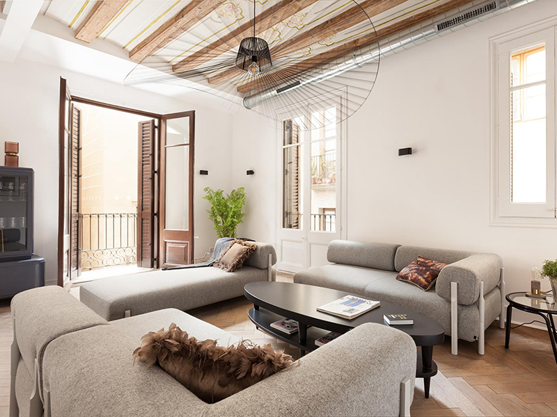 濟南魯能領秀城新古典兒童房全屋裝修 92平小三居復古時尚裝修