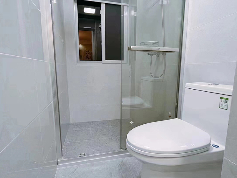 淋浴隔斷玻璃用磨砂好還是透明好？衛生間局部裝修小技巧(圖1)